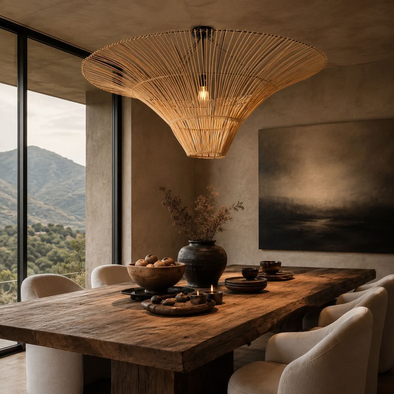 Lightsin Flying Saucer-Shaped Ceiling Light for Dining Room & Kitchen Island, 60-120cm