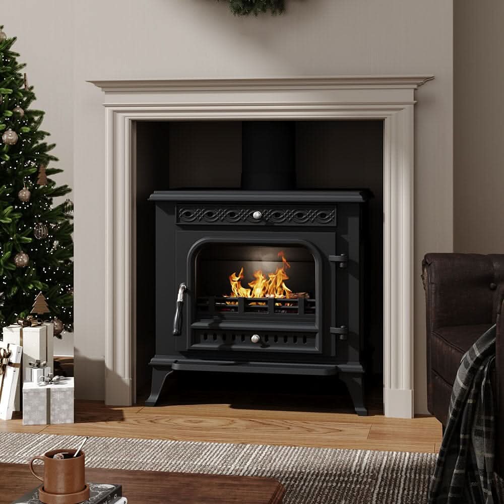 Victorian Cast Iron Fireplace Insert | DEFRA Approved for UK Smoke Control Areas