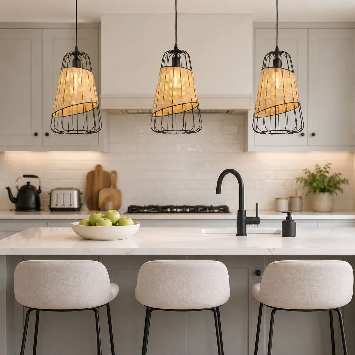 Glyph-Lightsin Lantern-Inspired Rattan Ceiling Light for Cozy Natural Elegance