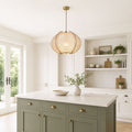 Lightsin Charming Ceiling Light Rustic Elegance with Paper Rope