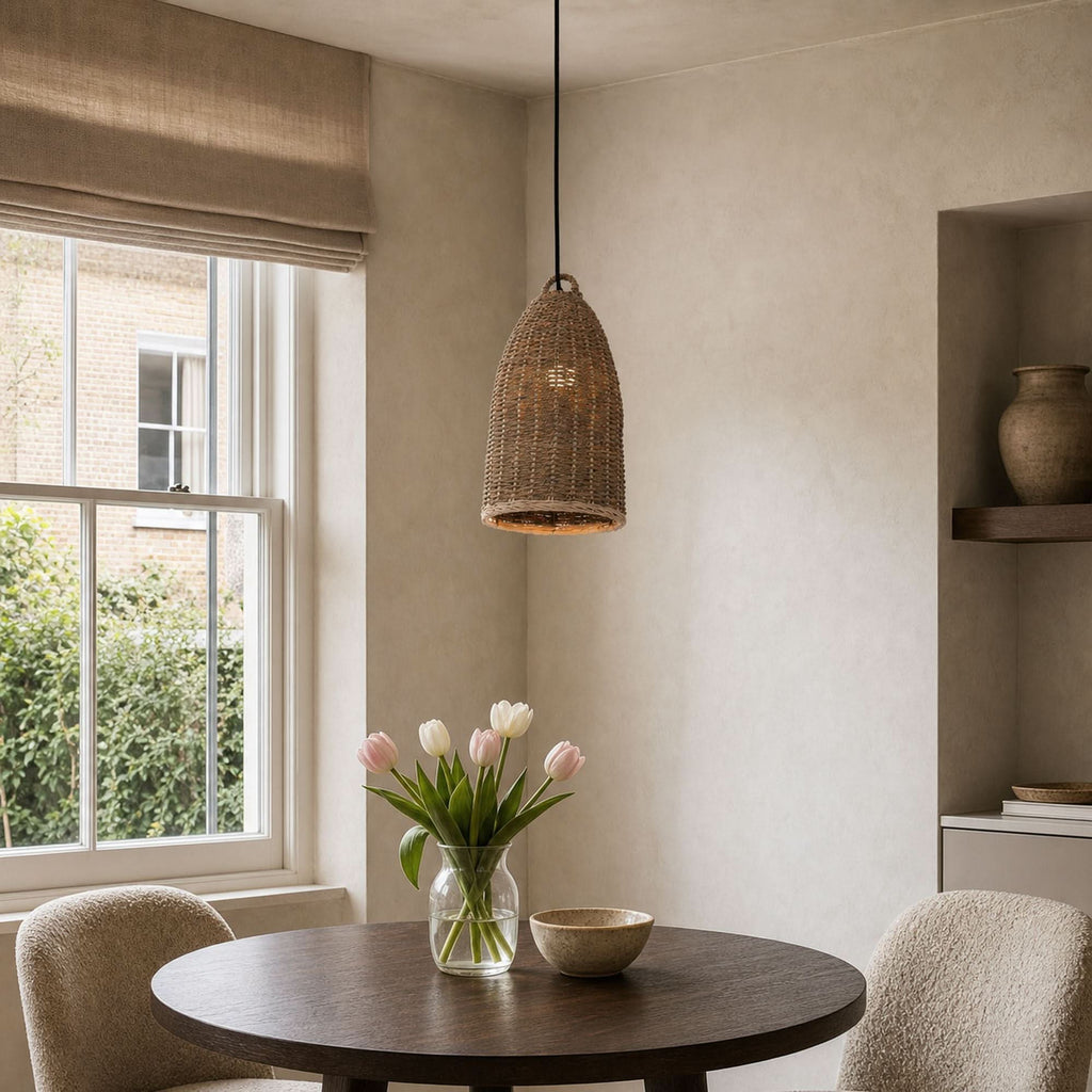 Lightsin Natural Grass Pendant Light for Kitchen and Dining Spaces