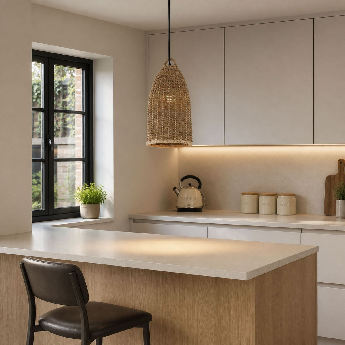 Lightsin Natural Grass Pendant Light for Kitchen and Dining Spaces