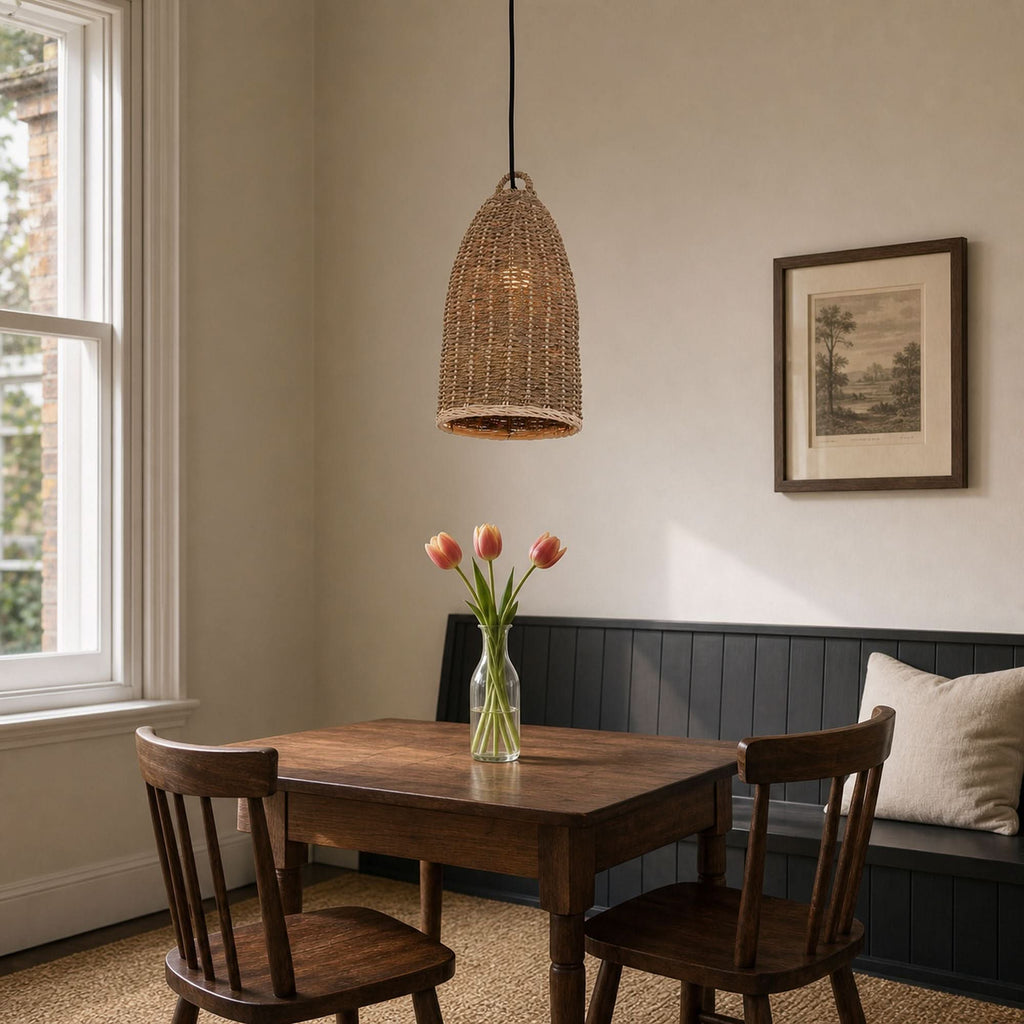 Lightsin Natural Grass Pendant Light for Kitchen and Dining Spaces
