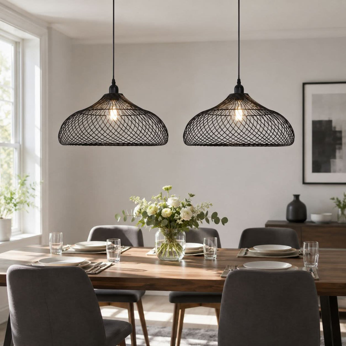 Glyph-Lightsin Industrial Style Black Iron Pendant Light with Spiral Design