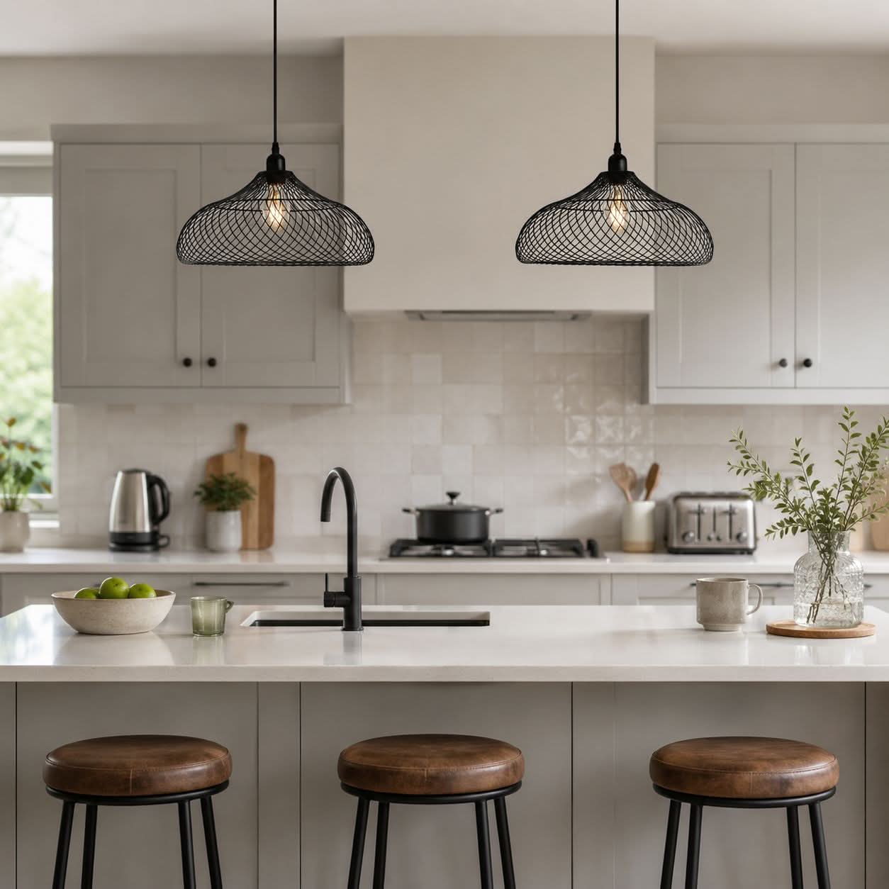 Glyph-Lightsin Industrial Style Black Iron Pendant Light with Spiral Design