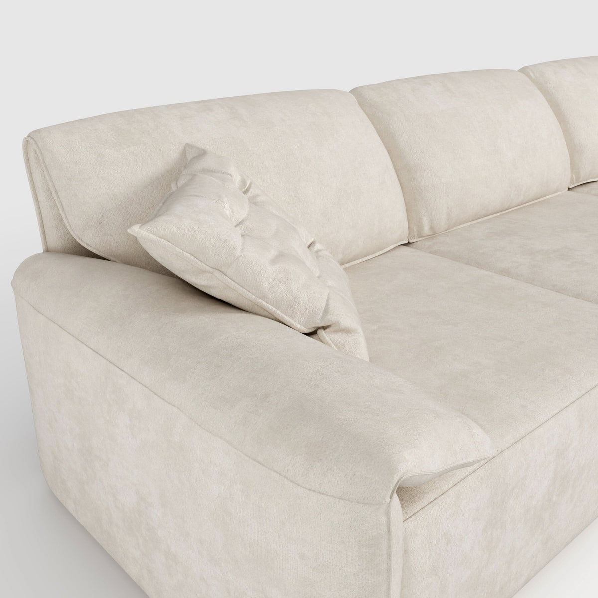 Cottonfy Convenient Remote Control Modular Chaise Sofa Bed