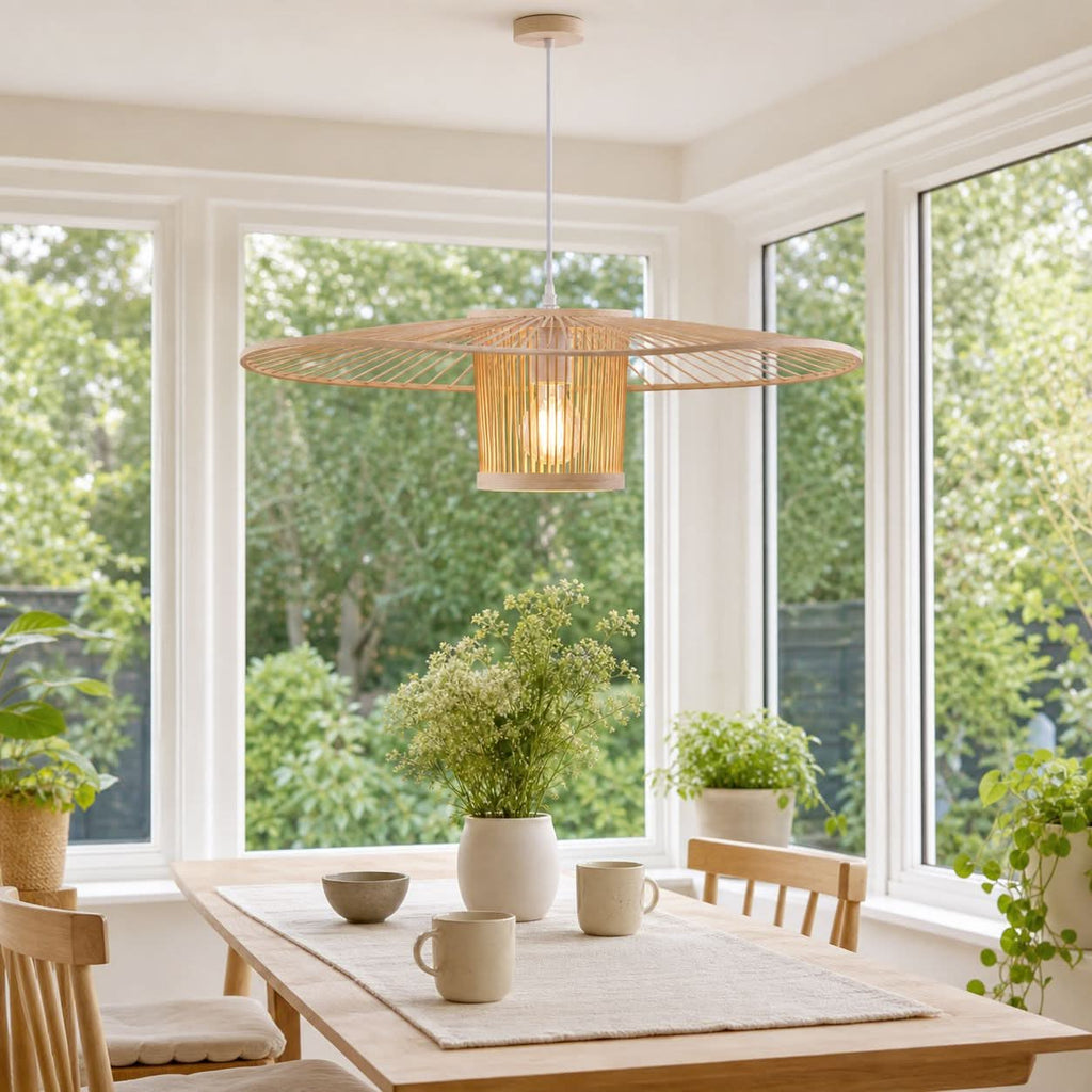 Lightsin Bamboo Pendant Light for Organic Elegance and Warmth