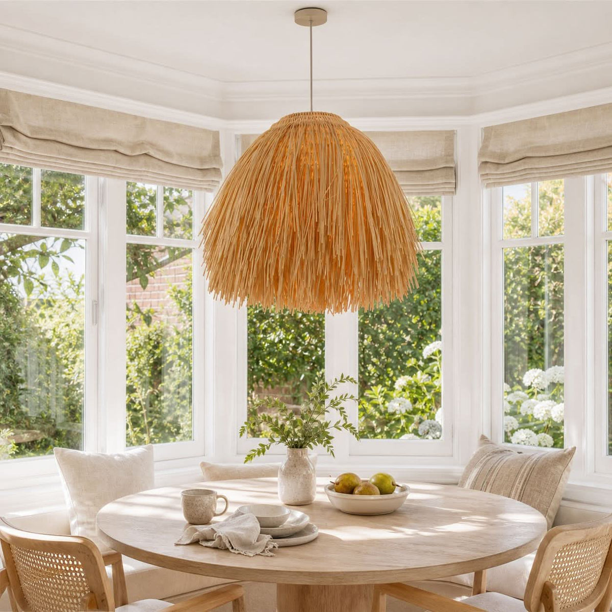Lightsin Scarecrow Rattan Pendant Light