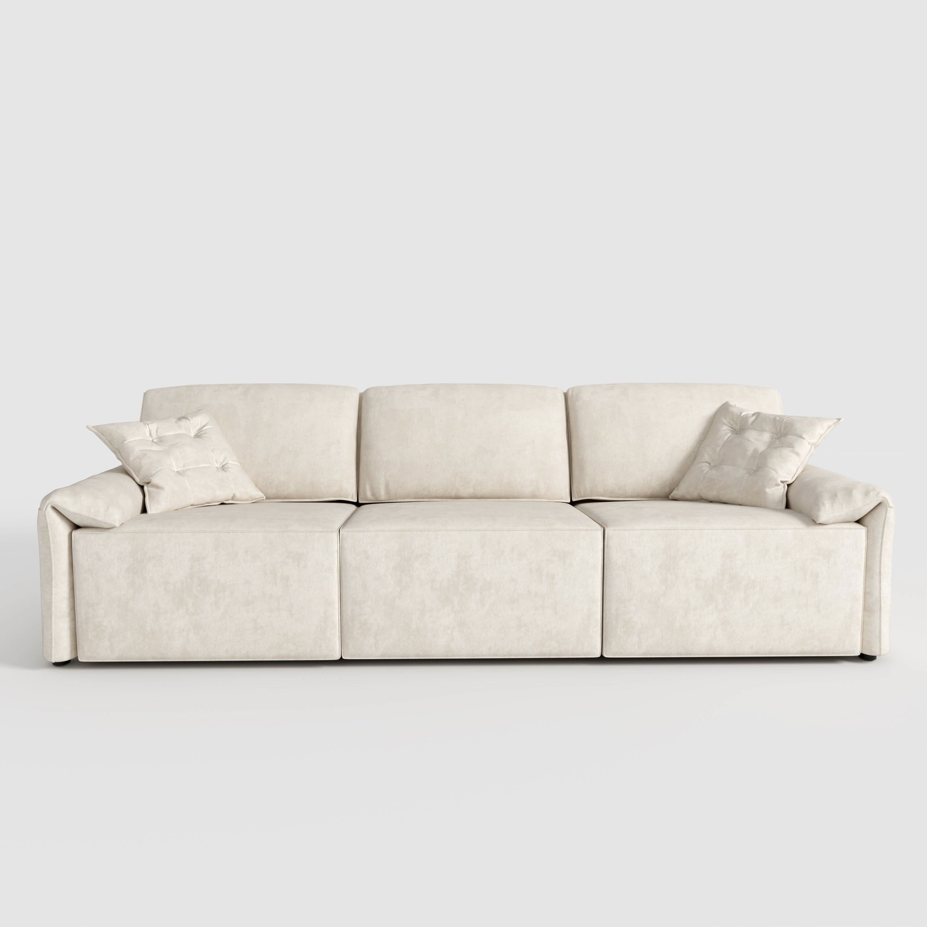 Cottonfy Convenient Remote Control Modular Chaise Sofa Bed