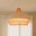 Cella-Lightsin Handwoven Rattan Pendant Light for Kitchen and Boho-Style Interiors