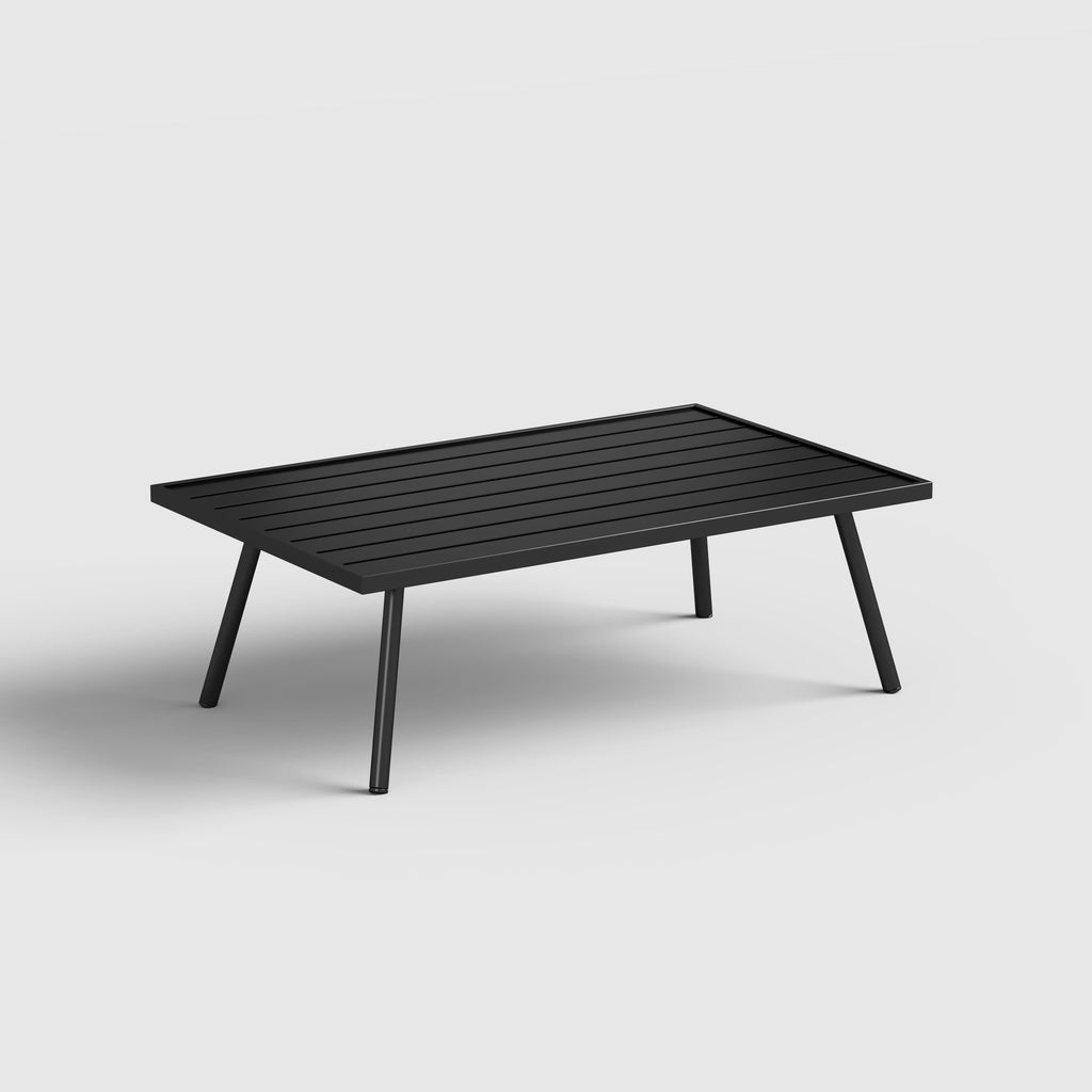 Outdoor Garden Furniture Set with Rope Weave and All Metal Frame 4 Piece Design