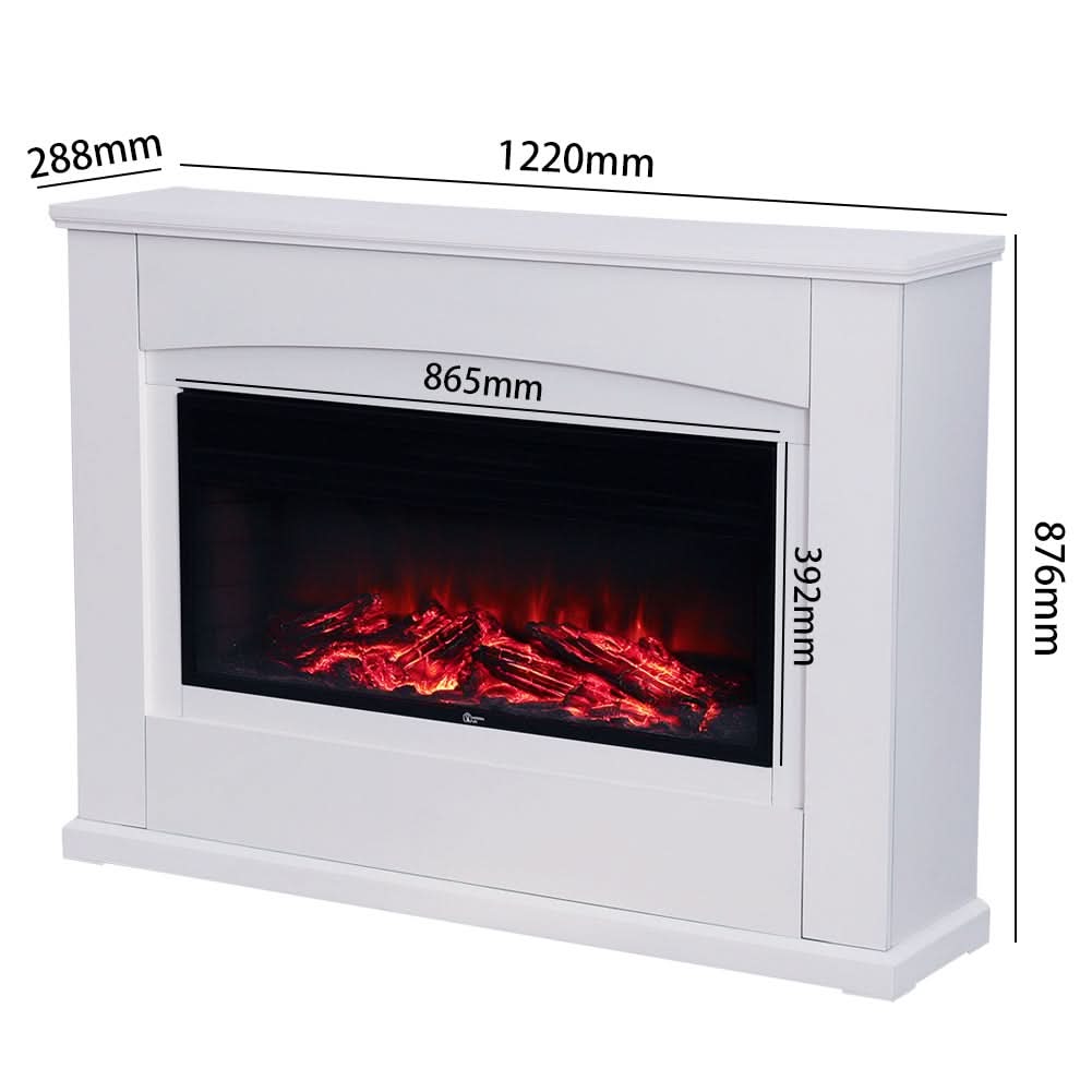 48 Inch Inset Electric Fireplace with LCD Display Freestanding Fireplaces