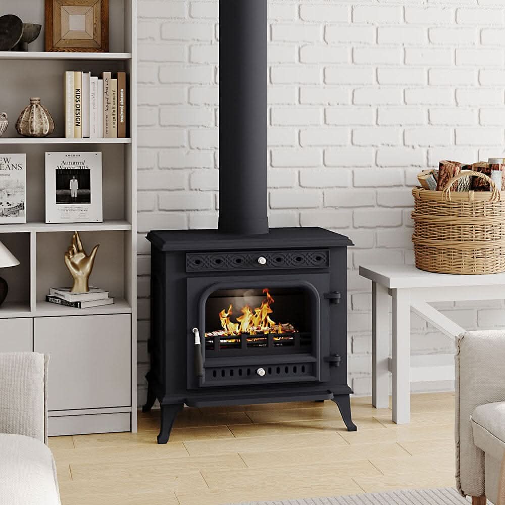 Victorian Cast Iron Fireplace Insert | DEFRA Approved for UK Smoke Control Areas