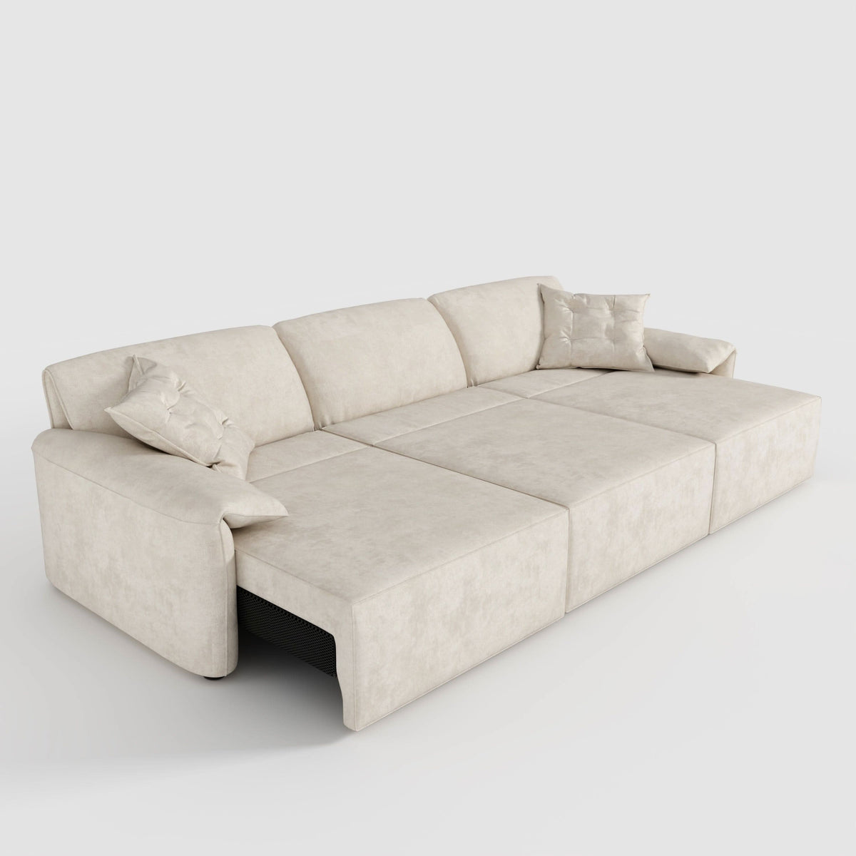 Cottonfy Convenient Remote Control Modular Chaise Sofa Bed