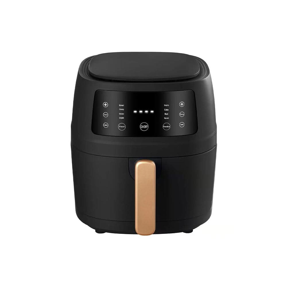 Large 5L Black Touchscreen Air Fryer kitchen