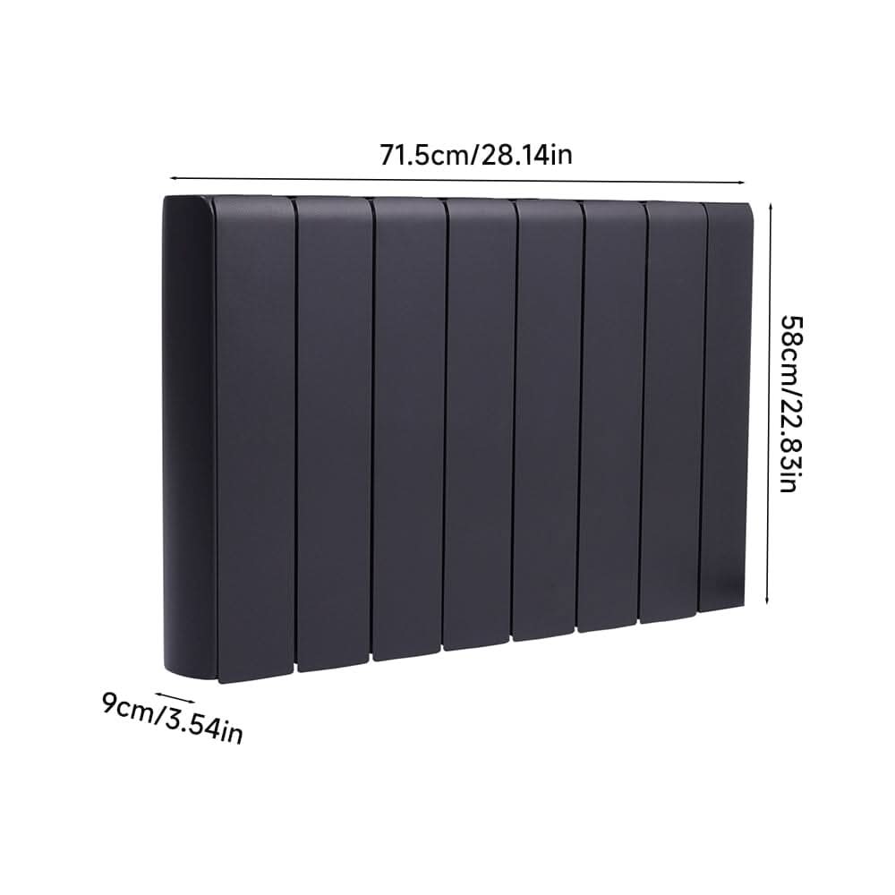 Ceramic Electric Radiator with Wi‑Fi & LCD Touch – White or Matte Black (700 W/1000 W/1500 W/2000 W)