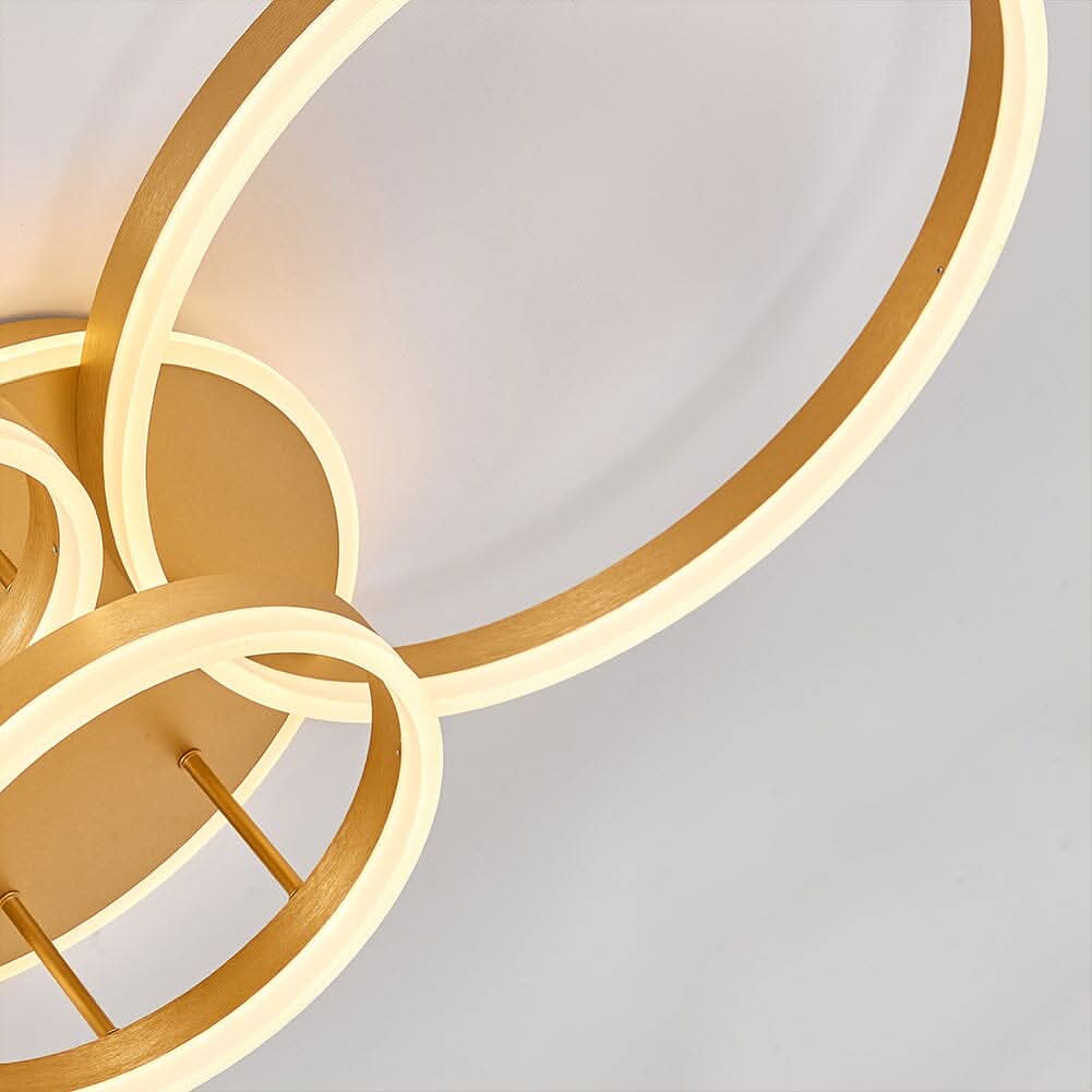 2/3.5 ft Circles  Ceiling Light with LED Dimmable/Non-Dimmable