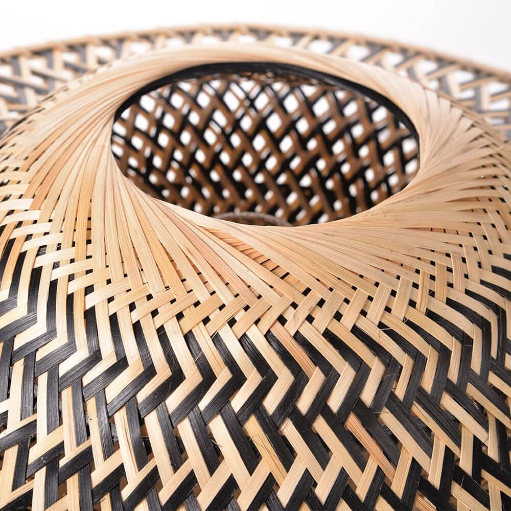 Lightsin Bamboo Radiance Handwoven LED Ceiling Light