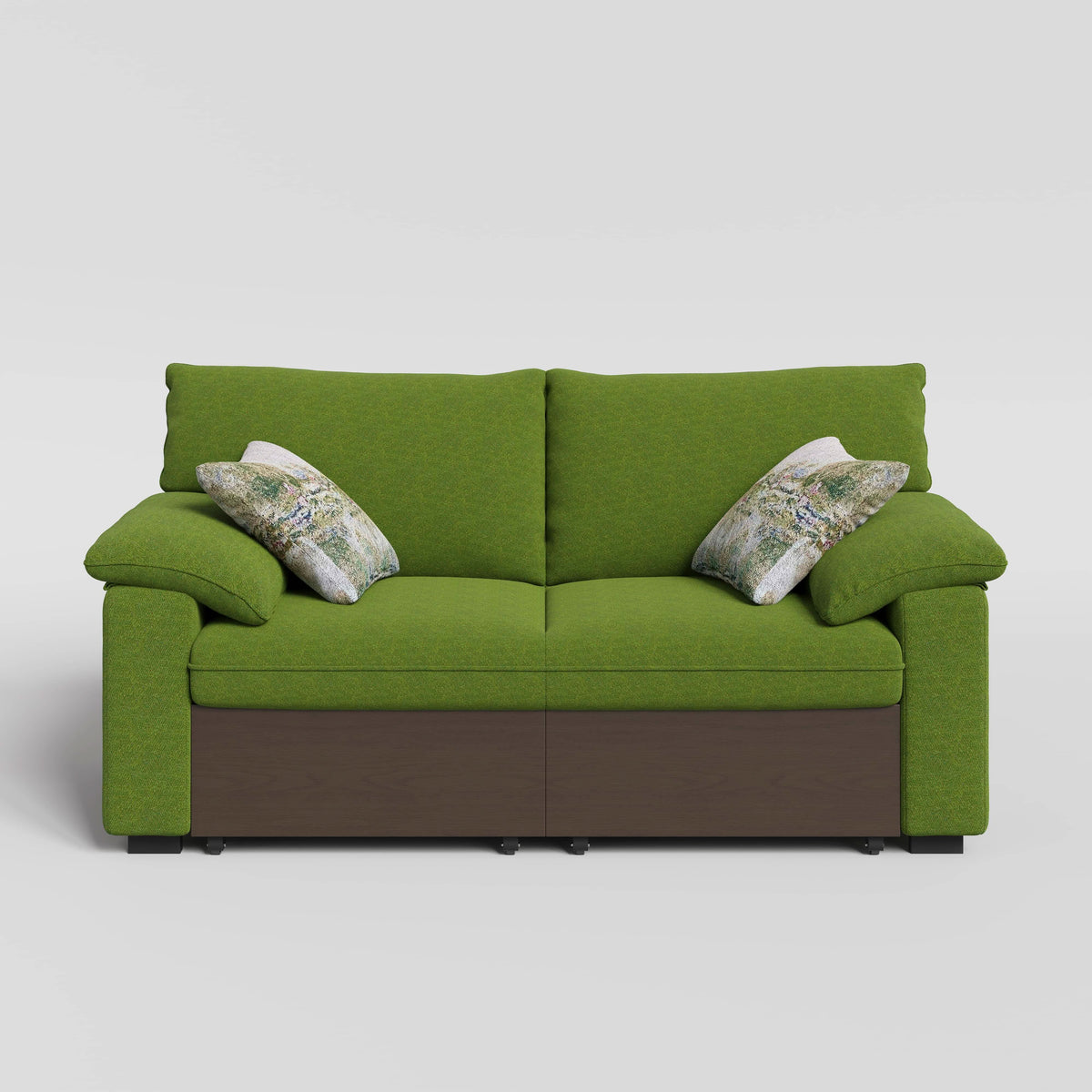 Cottonfy Luxurious Solid Wood Versatile 2-Seater Pull Out Sofa Bed