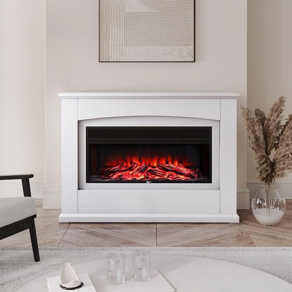 48 Inch Inset Electric Fireplace with LCD Display Freestanding Fireplaces