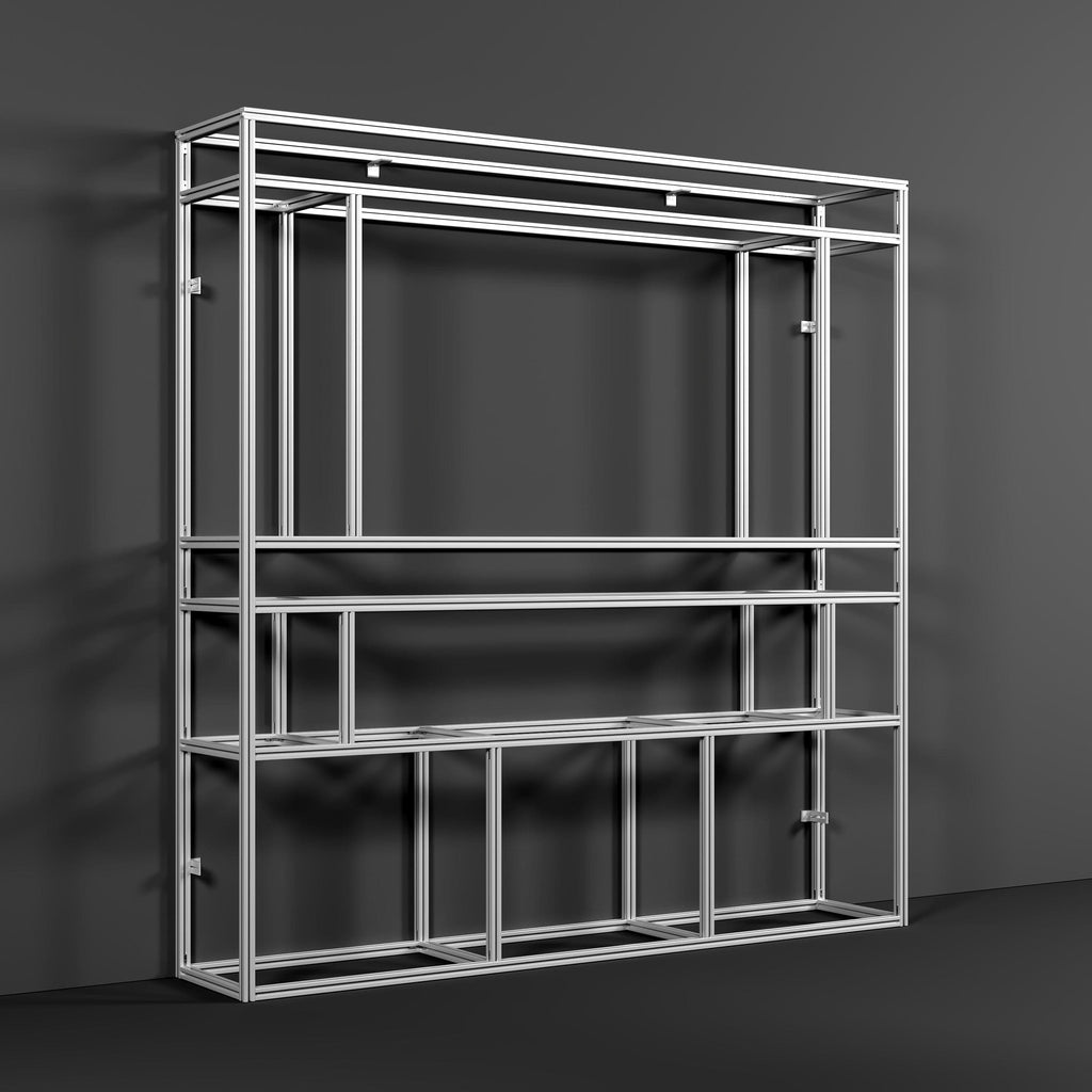 Easy Fit Aluminium Media Wall Frame | DIY Installation & Fast UK Delivery