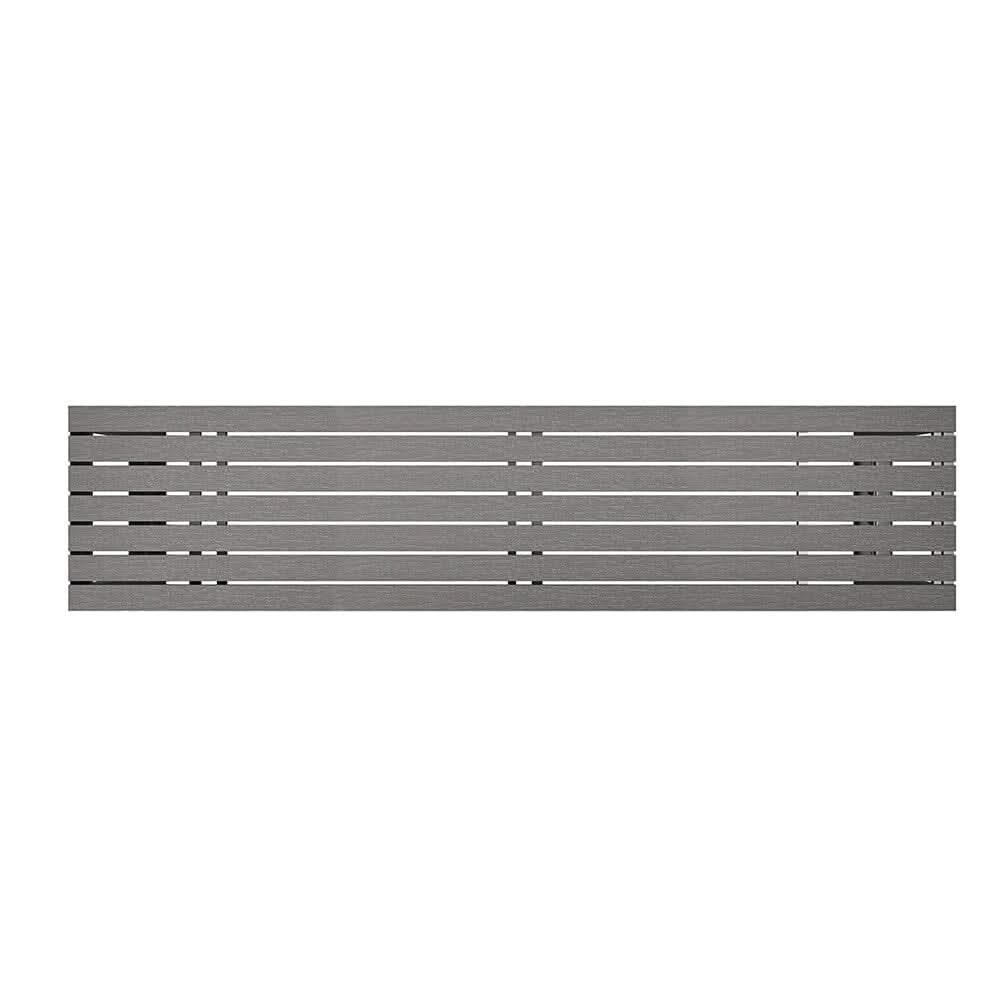 Garden Grey Dining High Table with Metal Legs