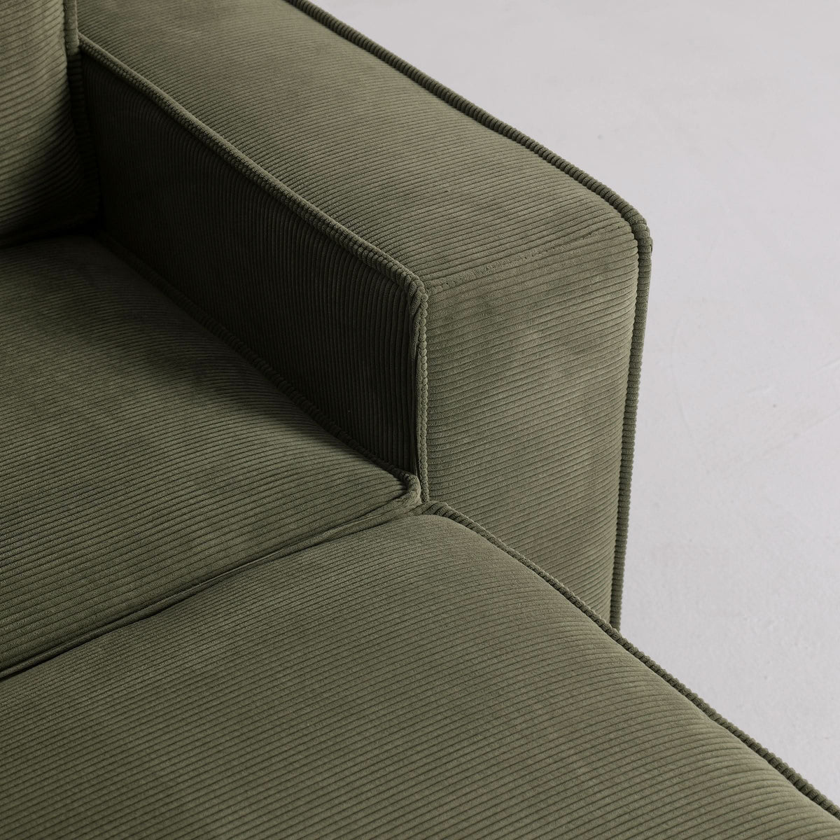 Comfort Sofa and Ottoman Set with Footstool Plastic Legs