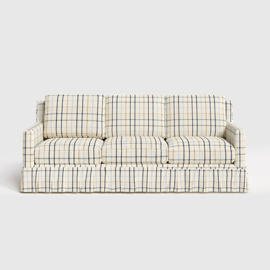 Cottonfy Minimalist Stylish Detachable Striped and Checkered Pattern Sofa