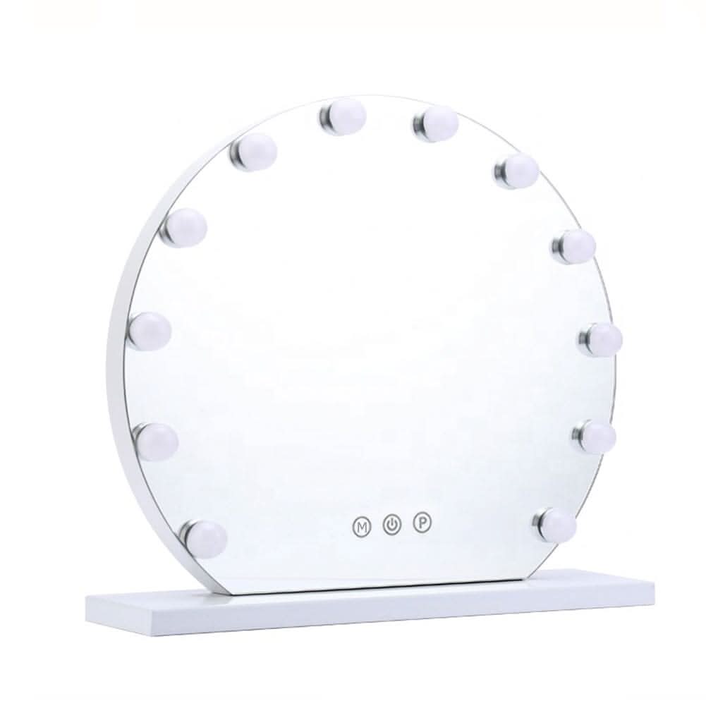 Frameless Hollywood Vanity LED Lighted Makeup Mirror