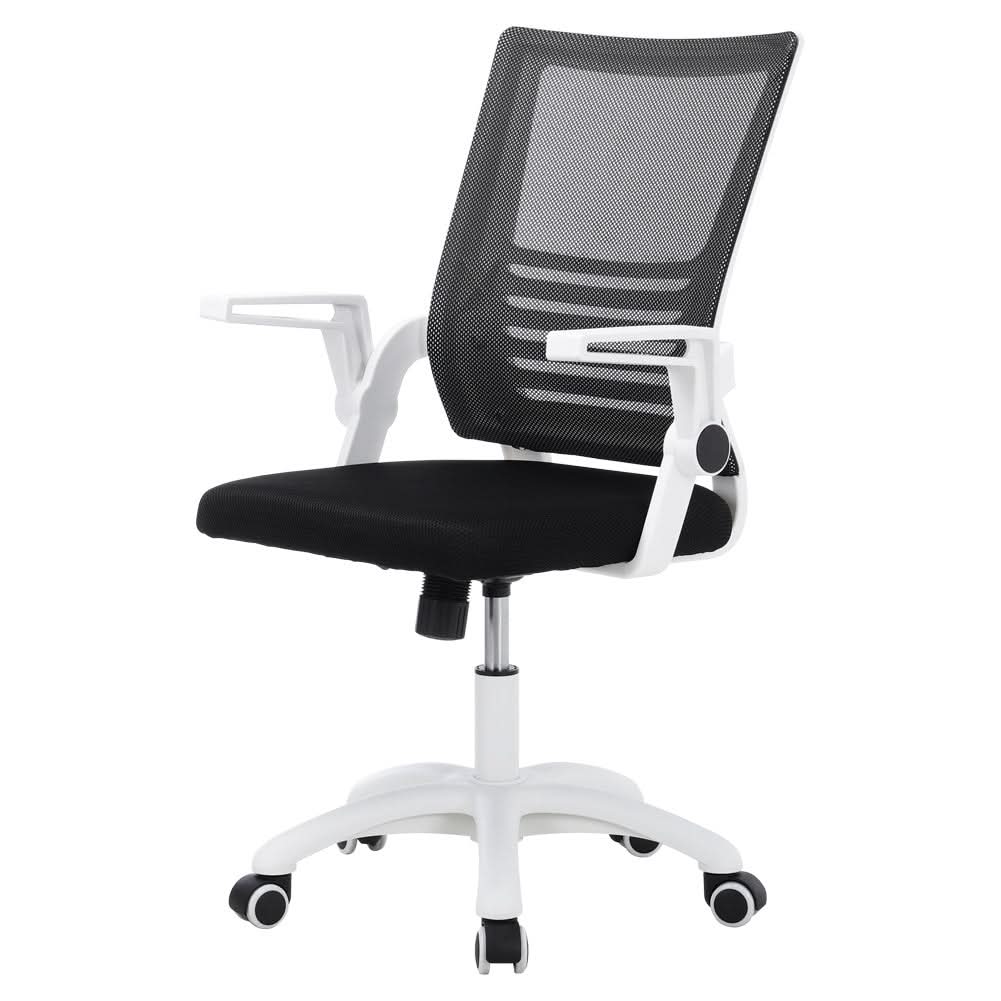 Mesh Back Ergonomic 360 Degree Swivel Office Chair with Folding Armrests