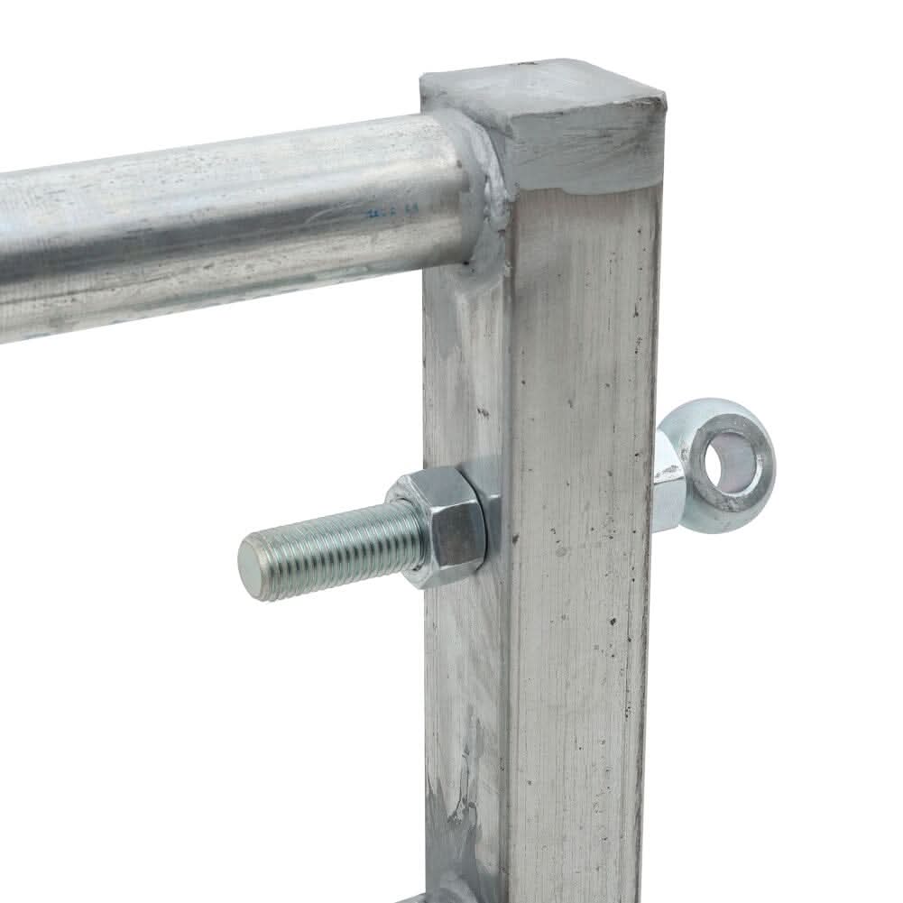 4-12FT Durable Galvanized Metal Field Gate