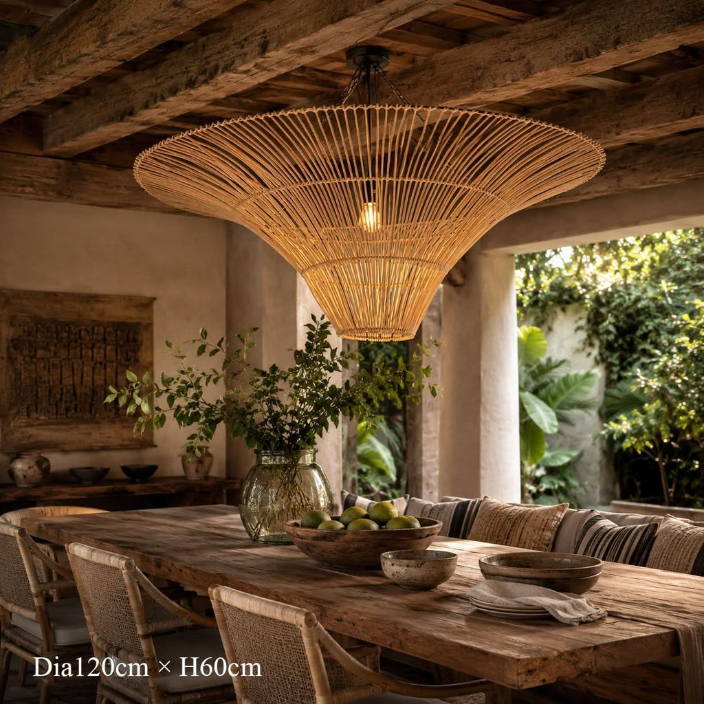 Lightsin Flying Saucer-Shaped Ceiling Light for Dining Room & Kitchen Island, 60-120cm