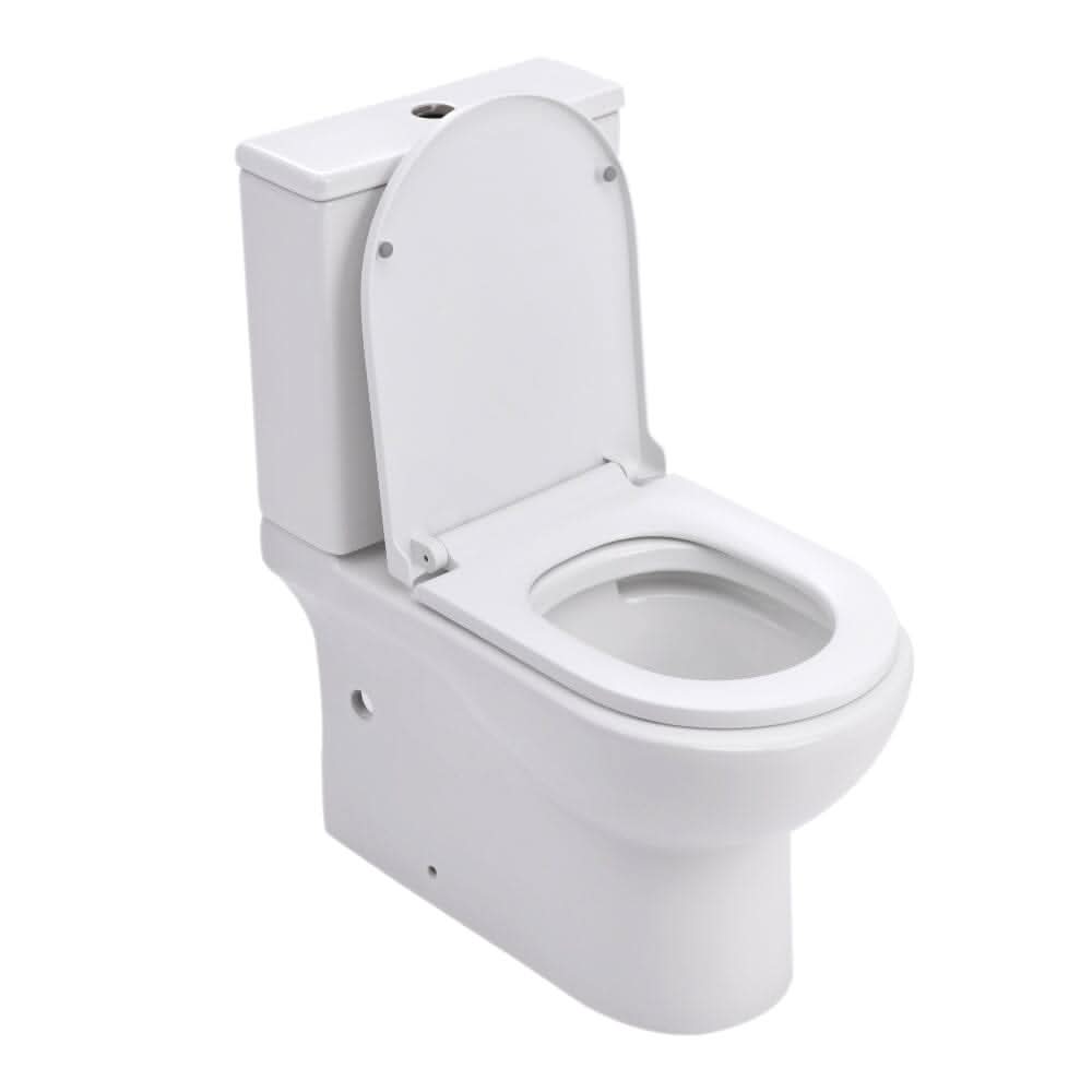 63cm D Comfortable 2-Piece Elongated Toilet with Dual Flush