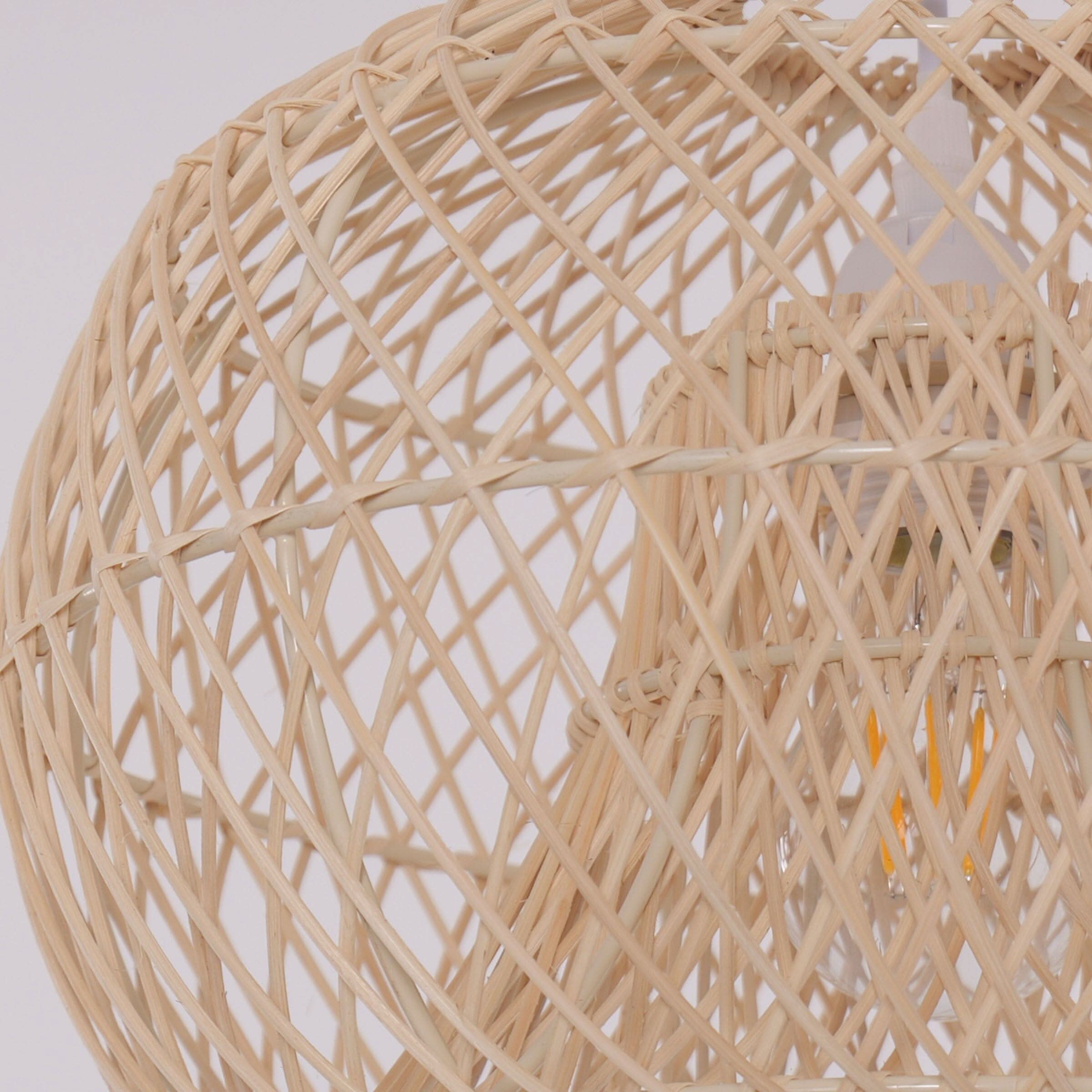Lightsin SolNest Boho Rattan Hanging Lamp