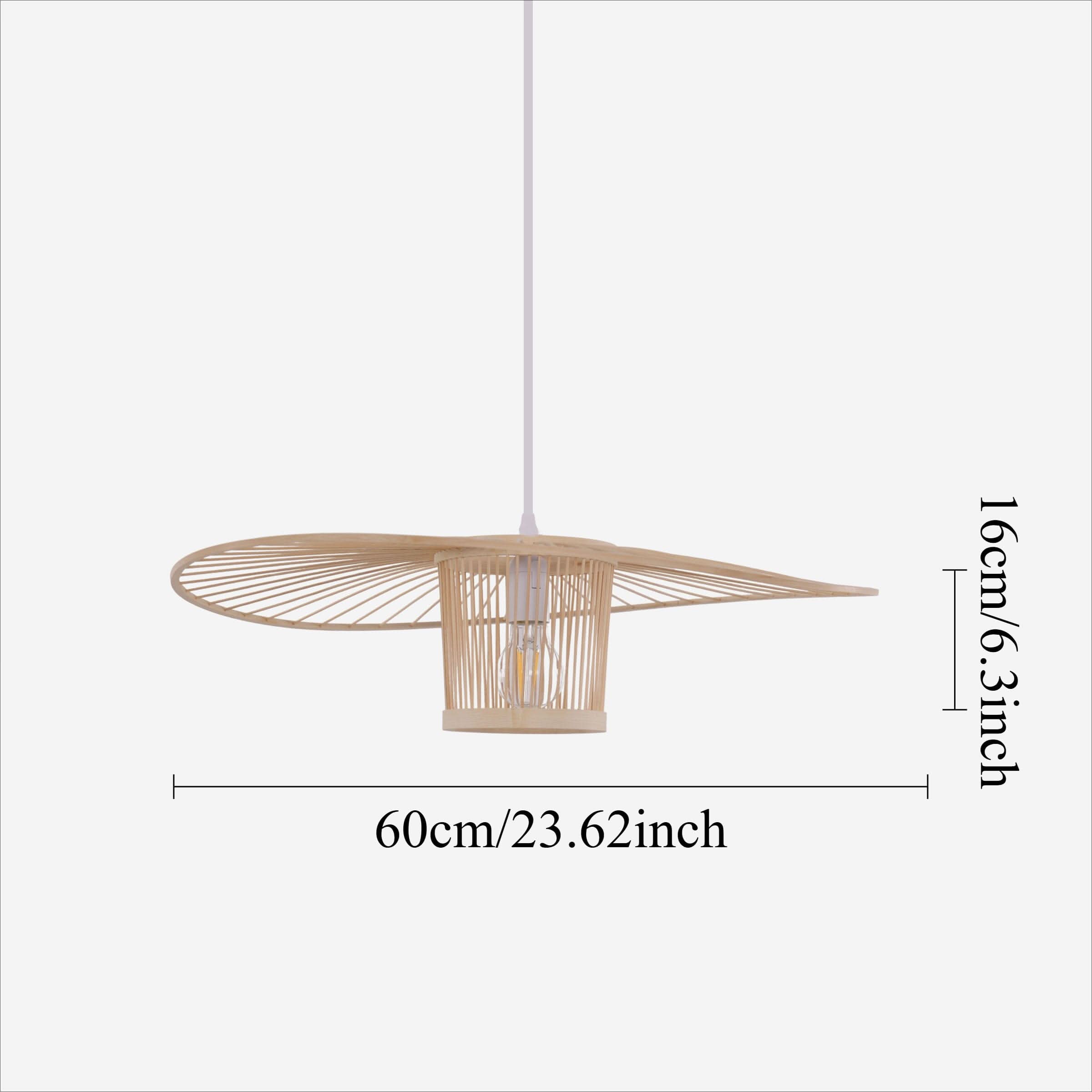 Lightsin Bamboo Pendant Light for Organic Elegance and Warmth