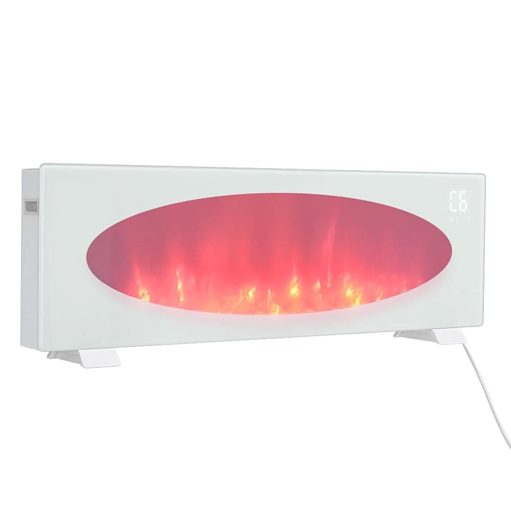 42 Inch Freestanding Electric Fireplace 2000W 7 Vibrant Colours