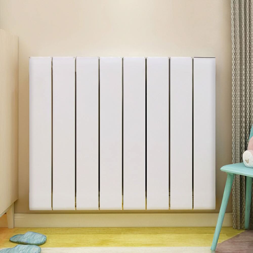 Ceramic Electric Radiator with Wi‑Fi & LCD Touch – White or Matte Black (700 W/1000 W/1500 W/2000 W)