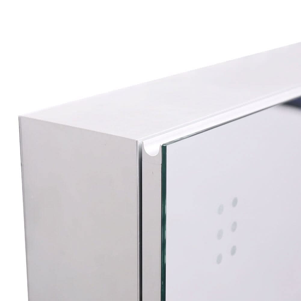 700x500MM LED Illuminated Mirror Cabinet with Shaver Socket&Demister Pad