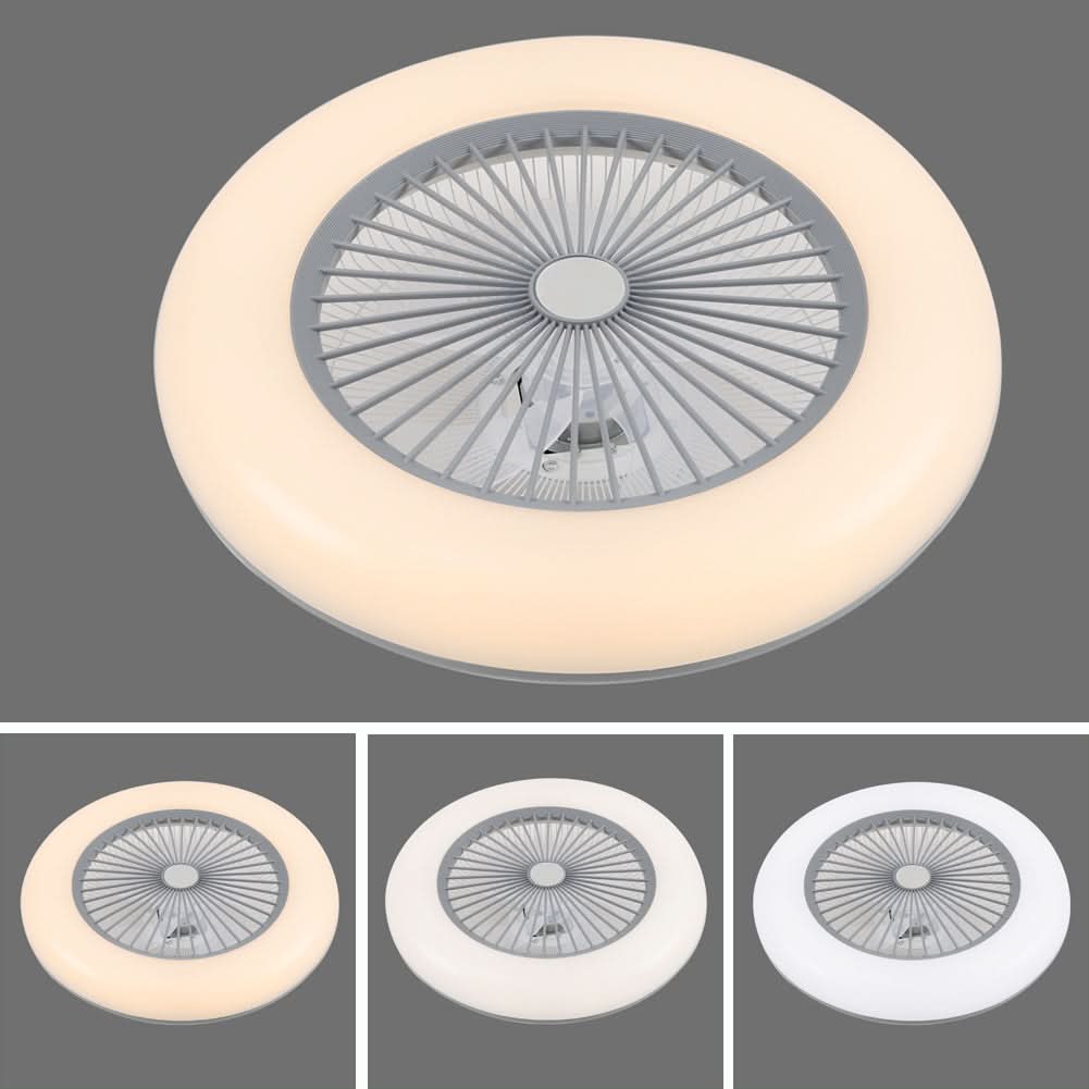 Dia 55cmCeiling Fan with 3 Colour LED Light and Remote Control