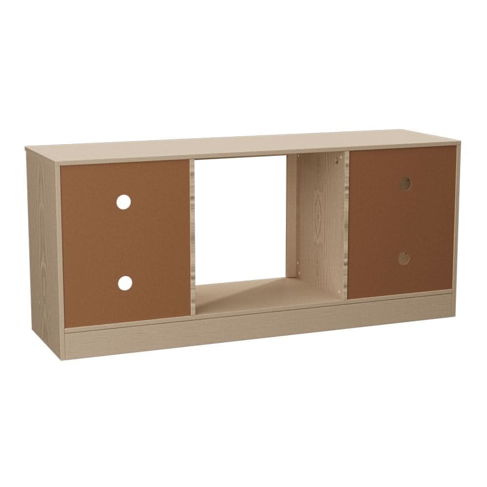 Wood Grain Fireplace Cabinet with 18inch Electric Fire | Touchscreen-enabled & remote-controlled