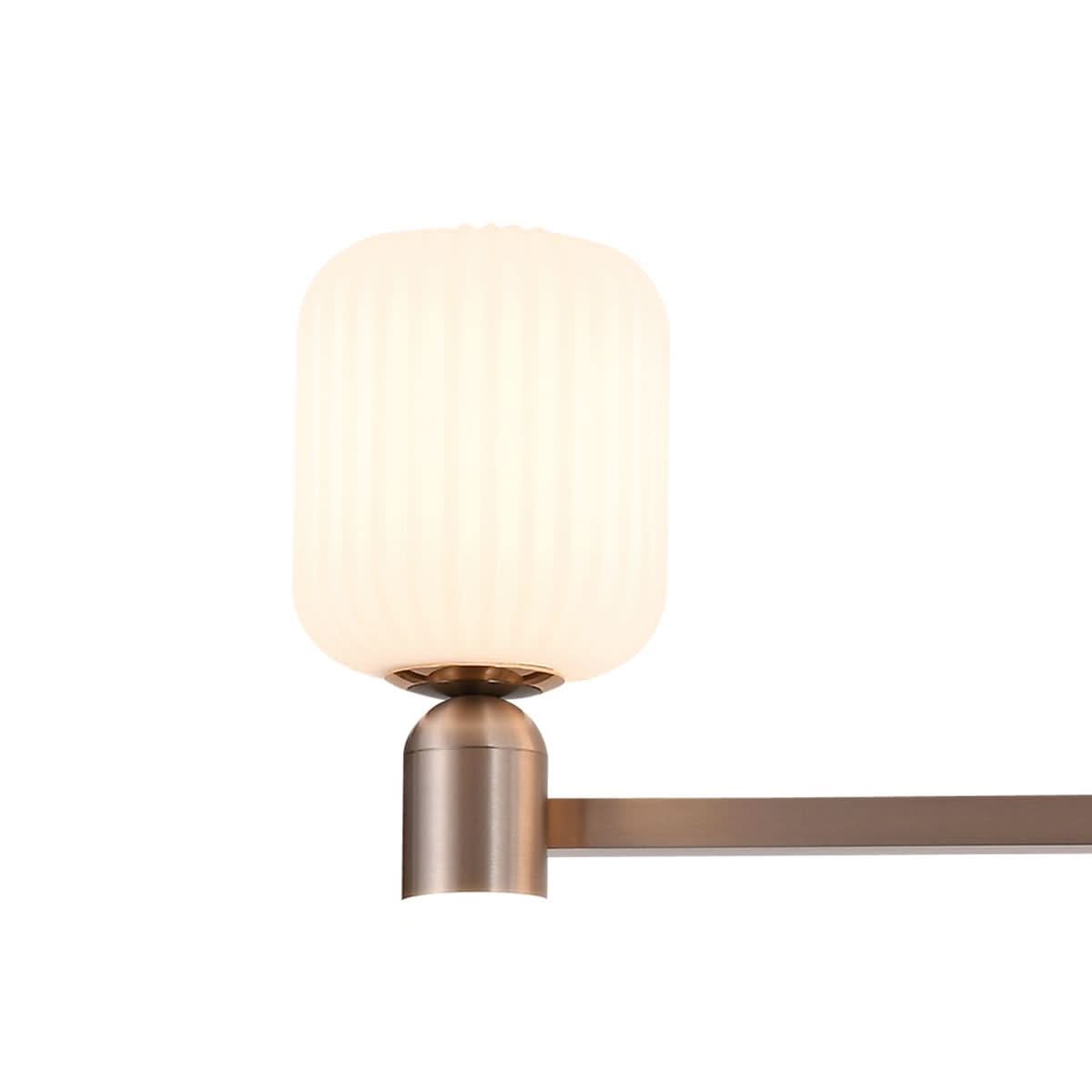 Lightsin Modern Minimalist Luxury Bronze Chandelier with Acrylic Shades
