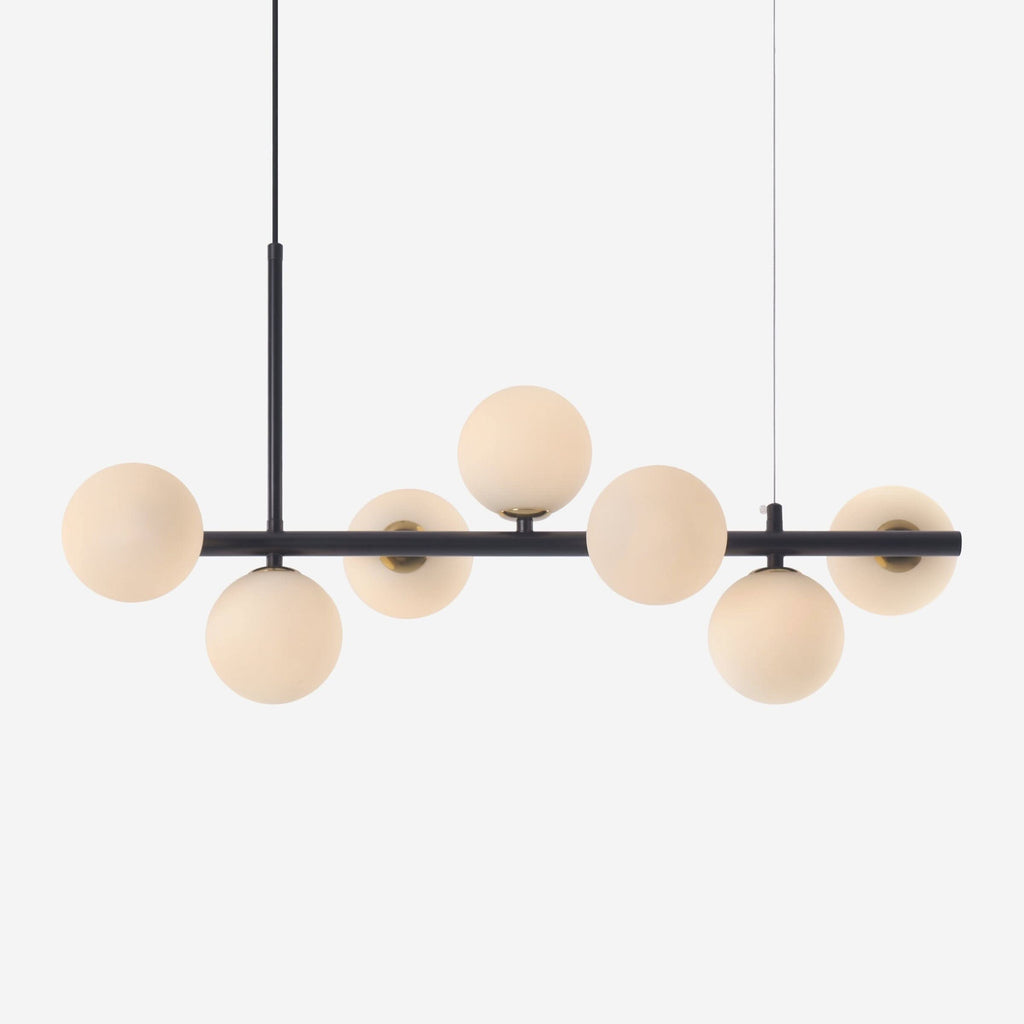 Lightsin Cumulus - Modern Metal Chandelier with LED White Shade