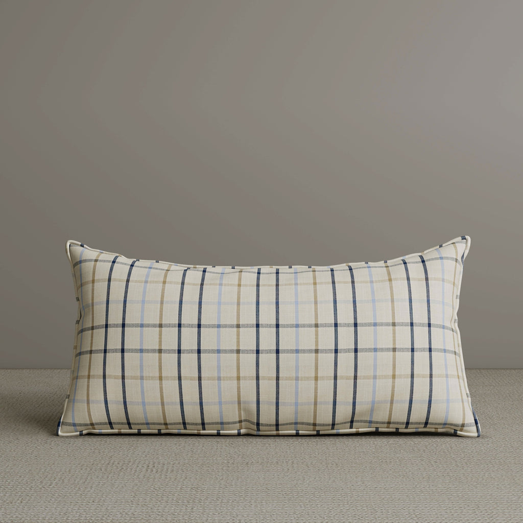 ‍Exclusive Waist Cushion in Light Blue Striped Cotton Linen, 56*27*12 CM (100% off)