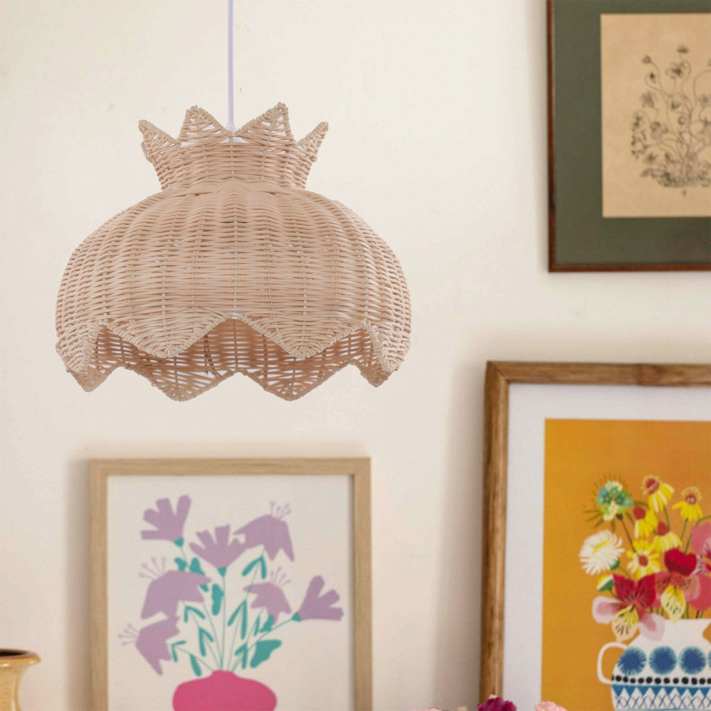 Lightsin Handwoven Paper Rope Pendant Light for a Natural & Cozy Ambiance