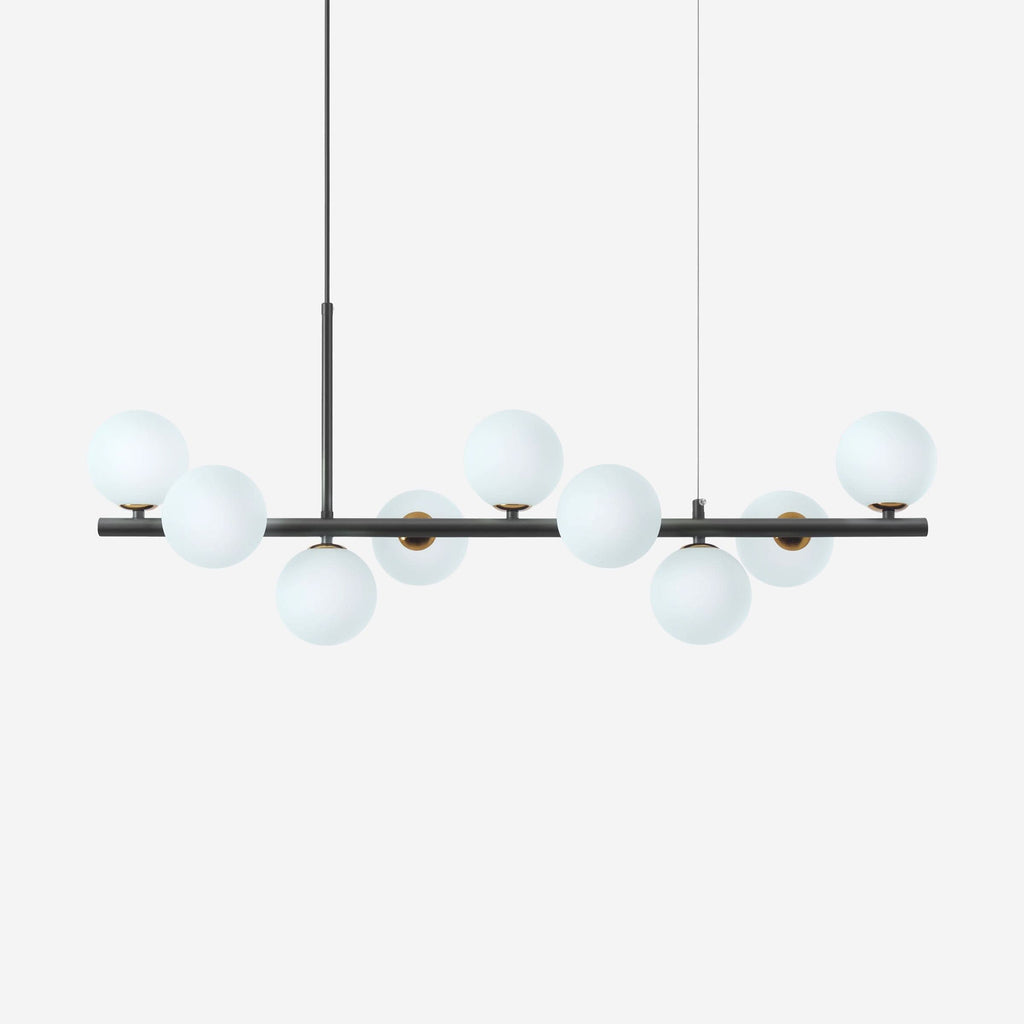 Lightsin Cumulus - Modern Metal Chandelier with LED White Shade