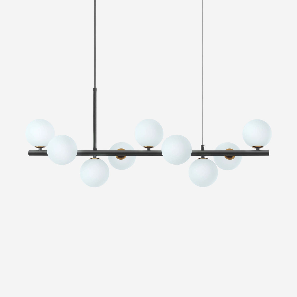 Lightsin Cumulus - Modern Metal Chandelier with LED White Shade