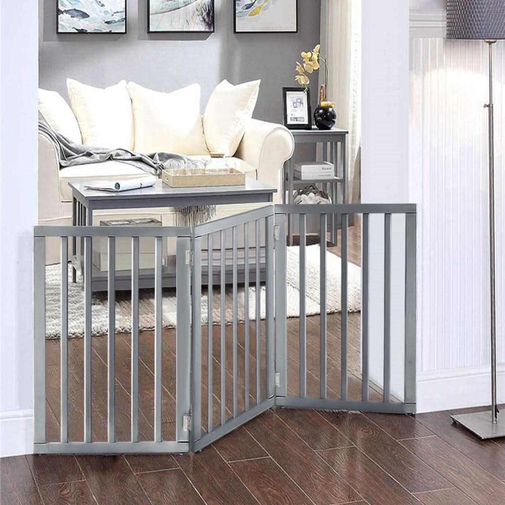 Folding 3-Panel Pet Playpen Safety Indoor Durable Dog Fence