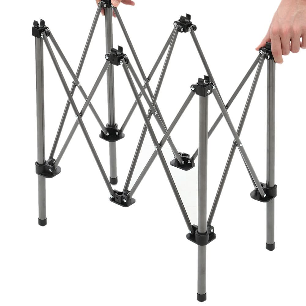 7 Piece Folding Camping Table and Chairs Set Portable with Carrying Bag