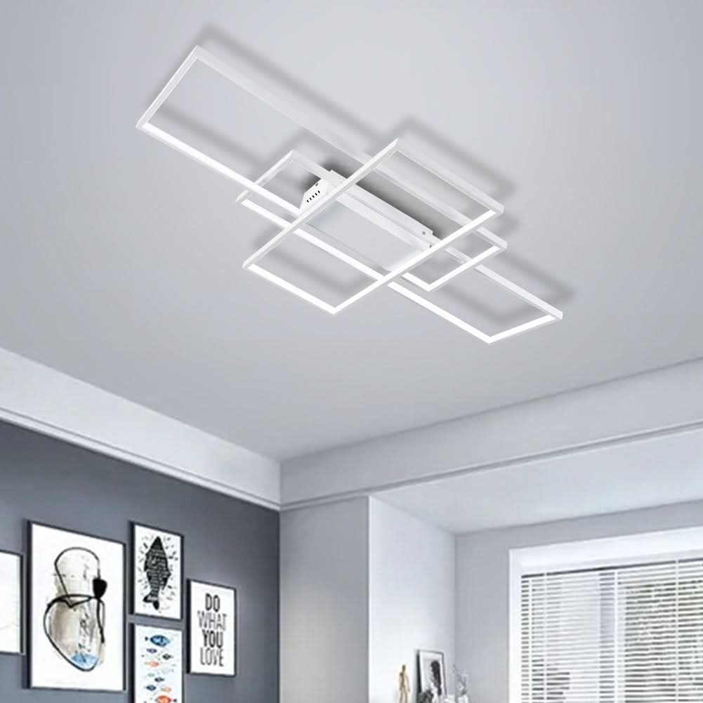 Modern Rectangular LED Ceiling Light Non-Dimmable 89W/113W