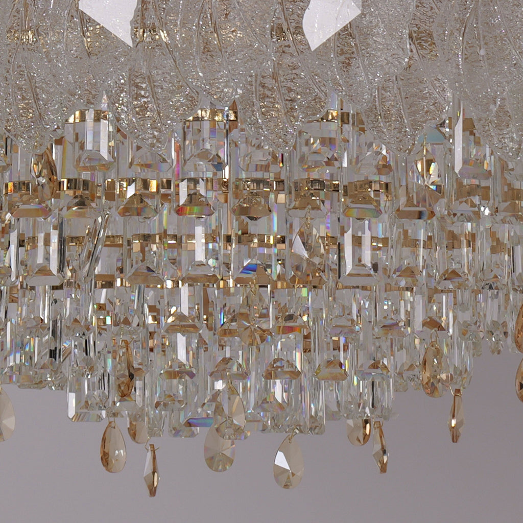 Lightsin Large Pendant Lighting Art Deco Chandelier for Living Room
